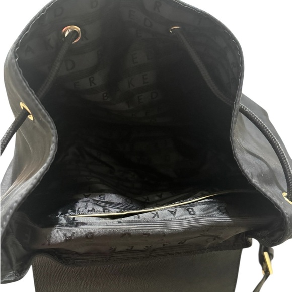 Ted Baker Black Floral Backpack main image 9